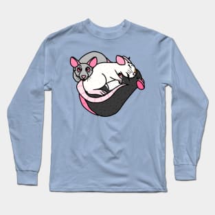 Snuggle Pile (Full Color Version) Long Sleeve T-Shirt